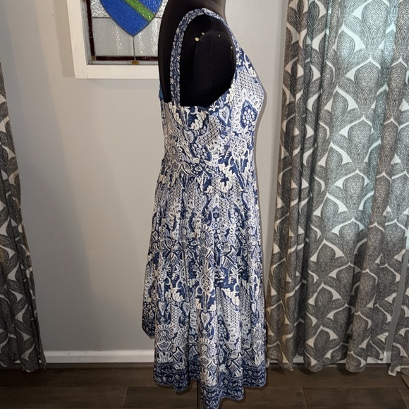 Talbots Silk Midi Dress Size 6 - Picture 6 of 8